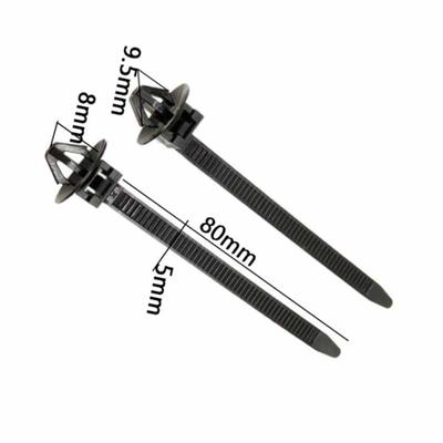 50 Nylon Tie Wrap Cable Clips for Automotive Use Reliable Straps for Securing and Organizing Car Wiring Systems