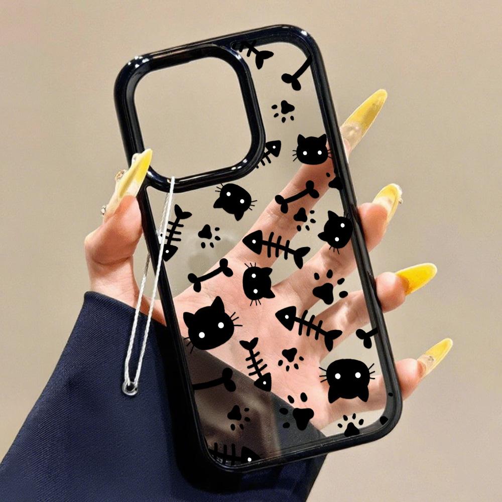 Acrylic Phone Case for iPhone 11 12 13 14 Pro 12 14 16 Pro Max for Samsung A16 A36 A56 S24 FE High-quality Painted Anti-fall Mobile Phone Case