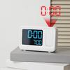 Quiet Operate LCD Clock With Auto Adjusting Brightness And Temperature Date Display Multifunctional
