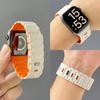 Magnetic Strap For Apple Watch Ultra 3/2 49mm 44 45 46mm 42mm Belt Silicone Bracelet iWatch Series 11 10 8 7 6 5 9 Se 40mm Bands