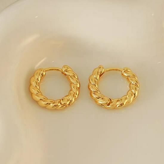 Rose Huang & Liu Yifei Inspired 2024 Women's Stud Earrings and Twisted Ear Cuffs