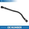 Radiator Hose No.17127576370 Radiator Coolant Water Hose for BMW X6 2008-2019 for BMW X5 2011-2018 Rubber Black