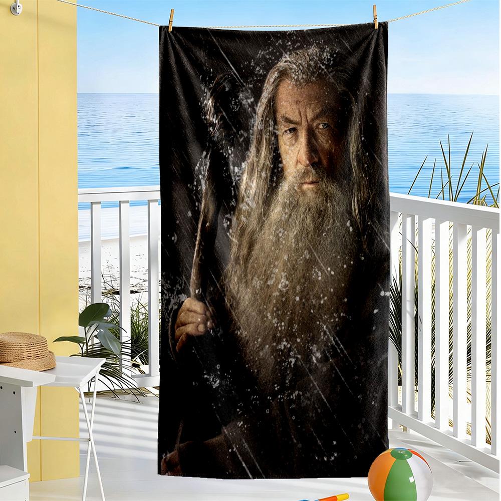 Lord Rings Beach Towel Quick-Dry Soft Microfiber Comfortable Lightweight