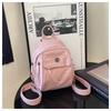 Schoolbag custom logo new niche design backpack women's simple versatile large capacity casual high value backpack