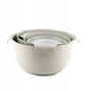 KADAX Set of 7 Kitchen Bowls + 3L Colander Plastic
