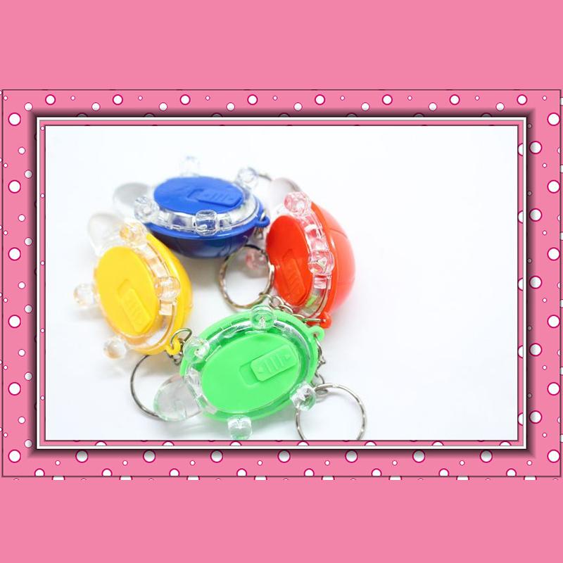 Cartoon Led Light-Up Keychain Creative Bag Charm Light-Up Toy Gift Mini Flashlight