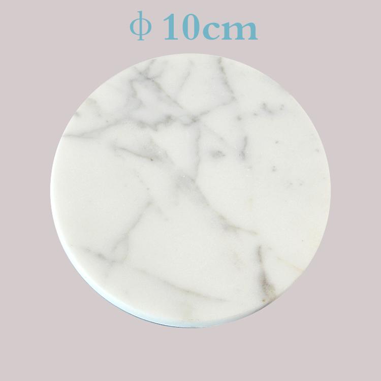 Nordic Marble Insulated Coaster – Round/Square Heat-Proof Cup Holder & Photo Prop.