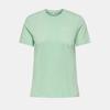 Texi Cotton T-shirt In Water Green Color for Women