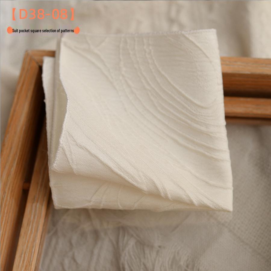 Mouchoir de poche pour costume trois-dimensions au design rétro de luxe