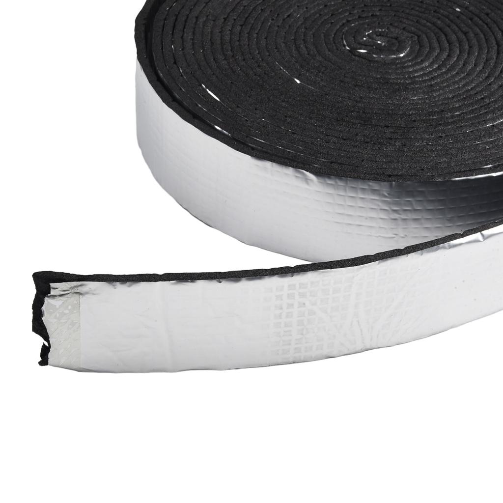 1x Pipe Wrap Insulation 32.8Ft Outdoor Pipe Foam Tape Pipeline Insulation Tape Aluminum Foil Fire Resistant Pipeline Tape