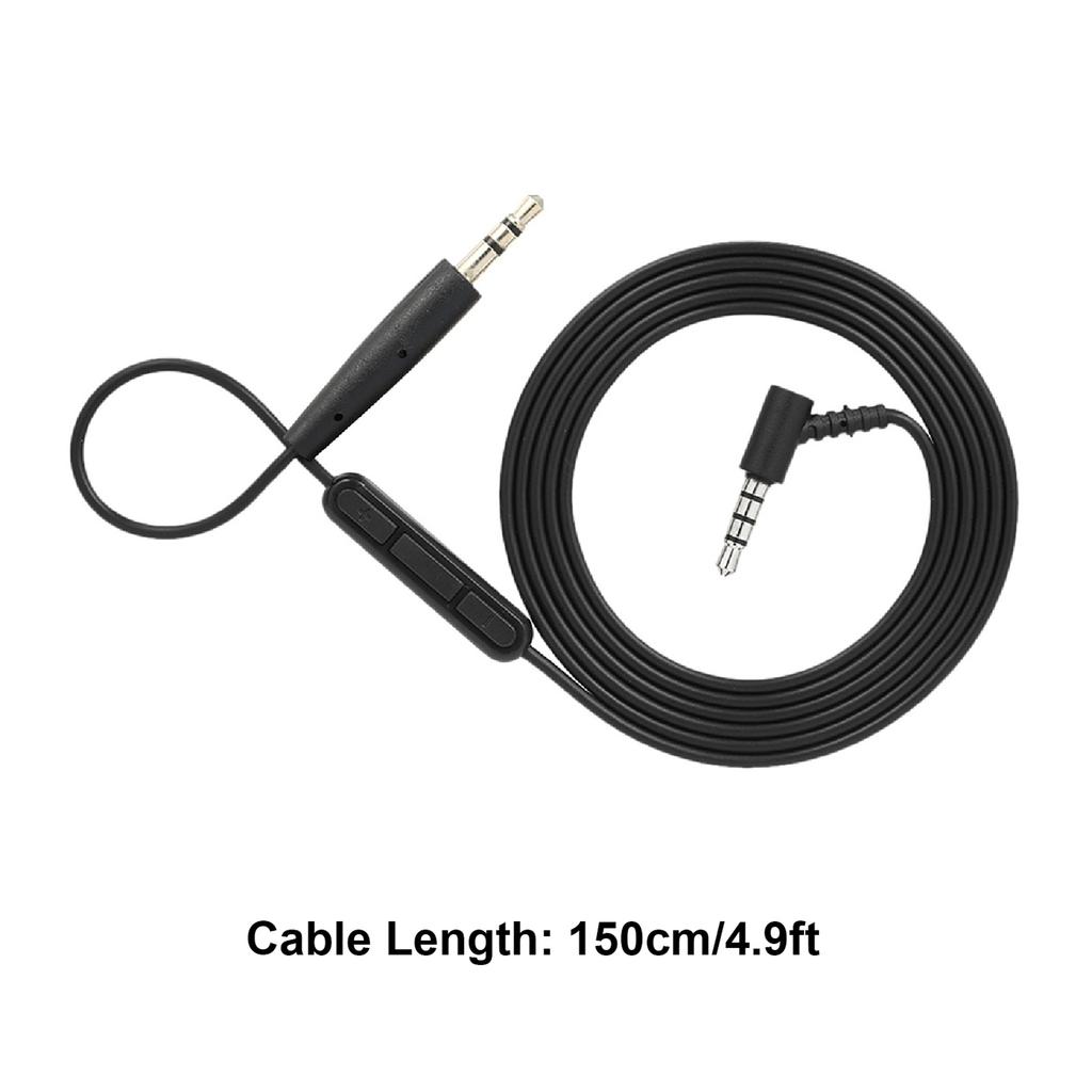 3.5mm To 2.5mm Audio Cable for  OE2 Headset with Mic Volume Control Line Control Headphones Cord Line
