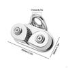 316 Stainless Steel Rope Clamp Marine Clip Hardware Fastener for Workout Equipment