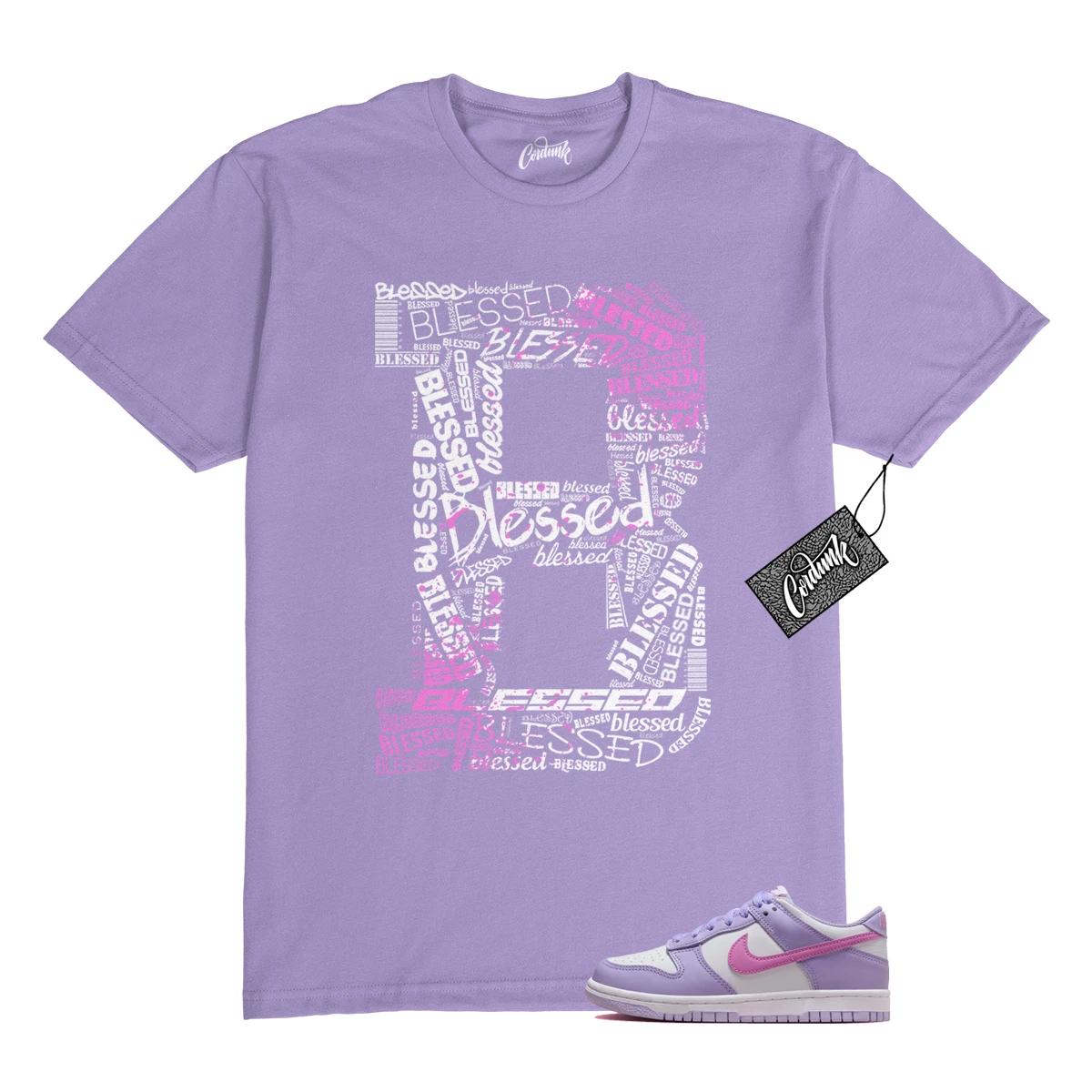 

Dunk Lilac Bloom Pink Beyond Hydrangeas Lavender White T Shirt to Match B BLS XL
