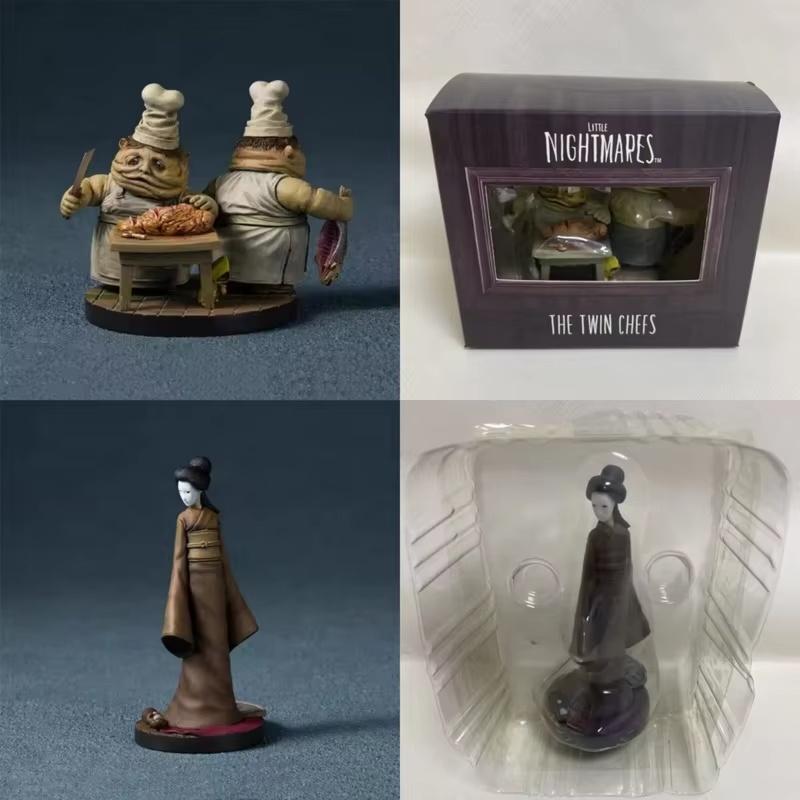 New Little Nightmares The Lady And The Twin Chefs Action Figures Anime Game Periphery Model Statue Desktop Decoration Boy Gifts
