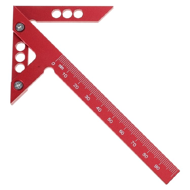 Carpenter Rule Aluminum Alloy Woodworking Center Scribe Square Center Scriber