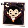 Handmade Yarn Art Craft DIY Fabric Weaving Painting Kit, Halloween Christmas Crochet Kit Decor Projects for Decoration, Beginner Project Set Supplies