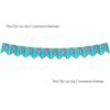 Mermaid Glitter Happy Birthday Banner - Party Decoration Flag