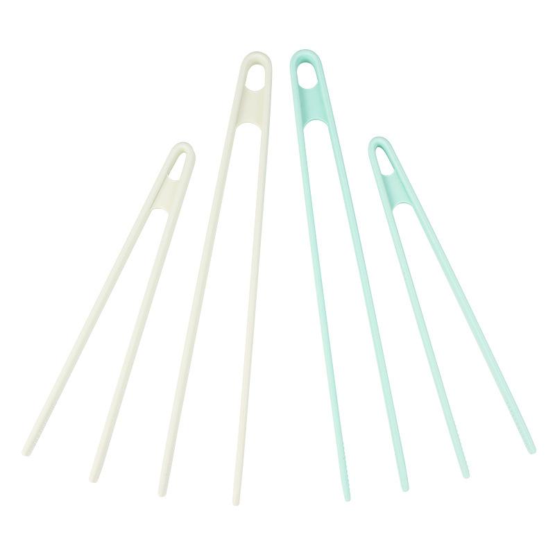 Silicone Kitchen Food Clips Non-stick Safe for Steak Grilling Barbecue Clamp for Cooking Vegetables Meat Bread Utensils