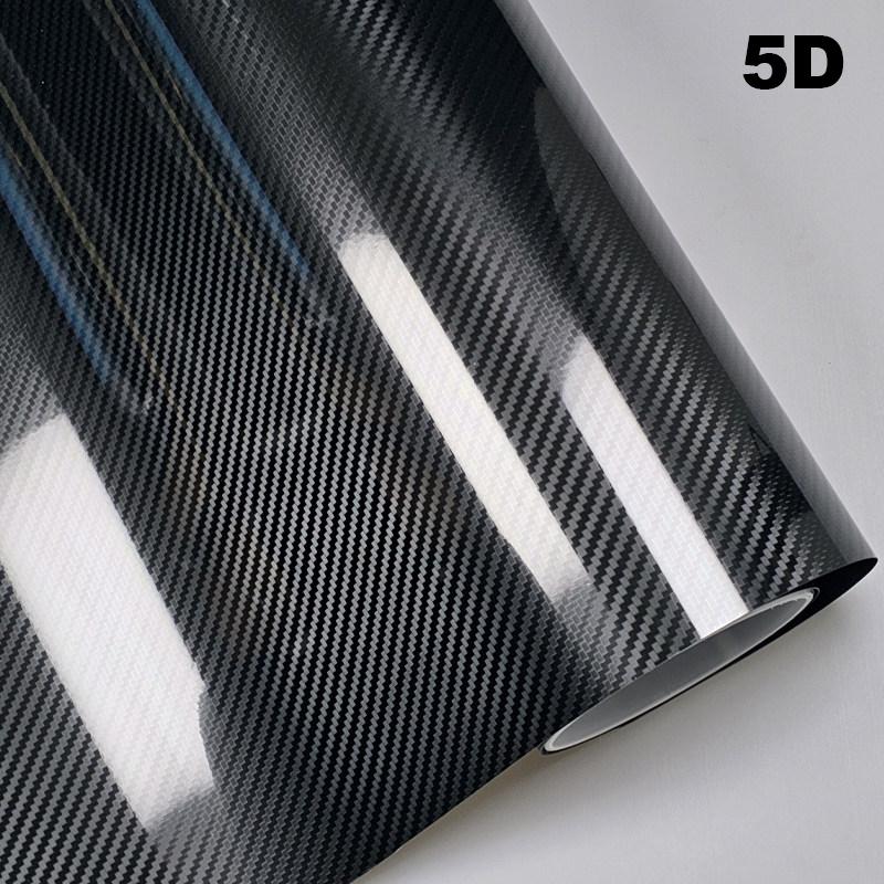 Carbon Fiber Vinyl Car Body Wrap Matte Accessories Glossy Black Sticker 3D 4D 5D 6D Auto Foil Cover Motorcycle Decoration Film