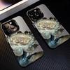 Applicable to iPhone17Pro Max Lotus Bamboo Mobile Phone Case Apple 15/14 Niche 14Pro Advanced 13 Anti-drop