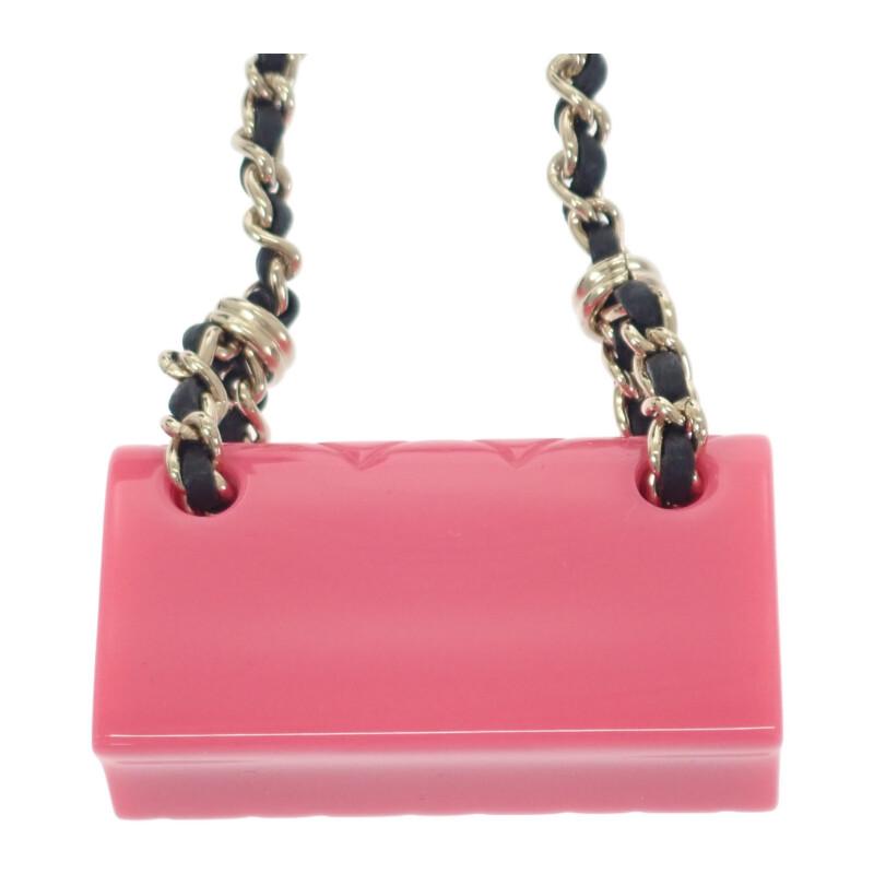 CHANEL  ABA121 Bag charm pink Women