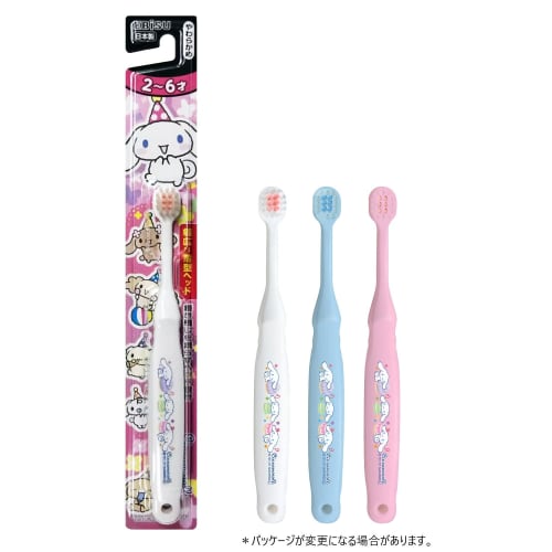 Ebisu Children's Toothbrush, Cinnamoroll Design, Ages 2-6, Set of 6