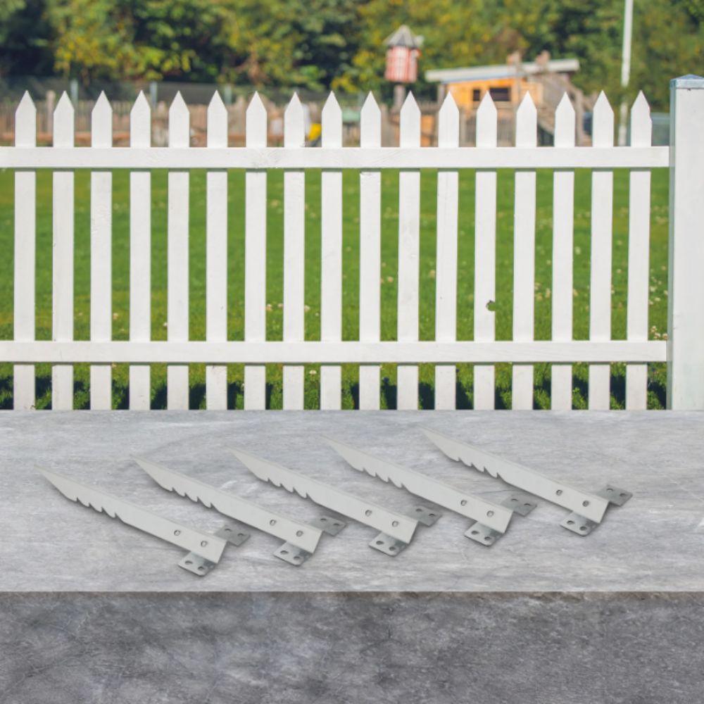 Steel Construction Railway Sleeper Bracket Serrated Design Heavy Duty Post Bracket Metal Material Small Size Heavy Duty Bracket