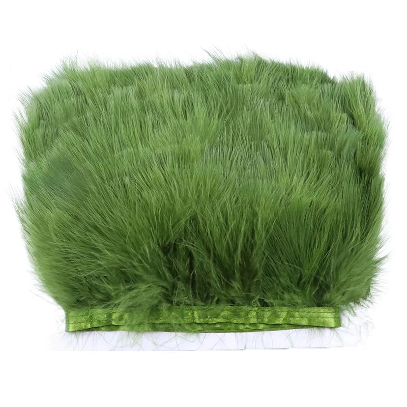 2Meters Colored Fluffy Marabou Feathers Fringe Trim Turkey Black Feather Ribbon Fabric Shawl Clothes Sewing Trimmings Decoration