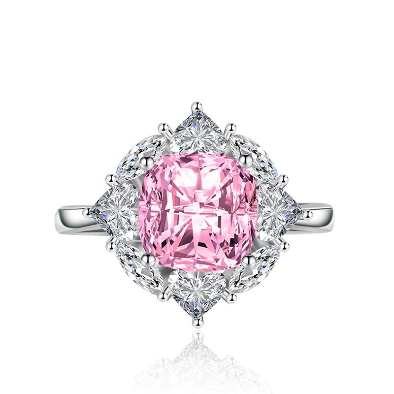 BELLA BOX Classic Opening Resizable Rings For Women Zircon Engagement Party Fine Jewelry Gift