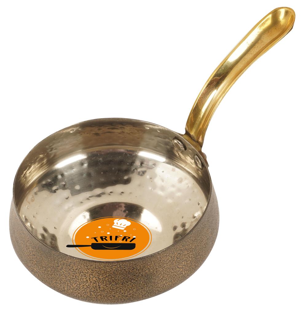 Trifri Frying Pan Omellete Pan Egg Pan Mini Frying Brass Handle Pan Non,Stick Coating