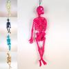 1PC Scary Skeleton Model Halloween Toy Key Chain Plastic Buckle Key Rings Multi Color Gift Party