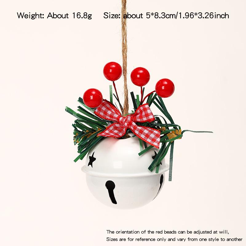 Decorațiuni de Crăciun ghirlandă clopoței pandantive pandantive pentru pomul de Crăciun agățat de ușă aranjament scenă de fereastră articole de agățat pe perete