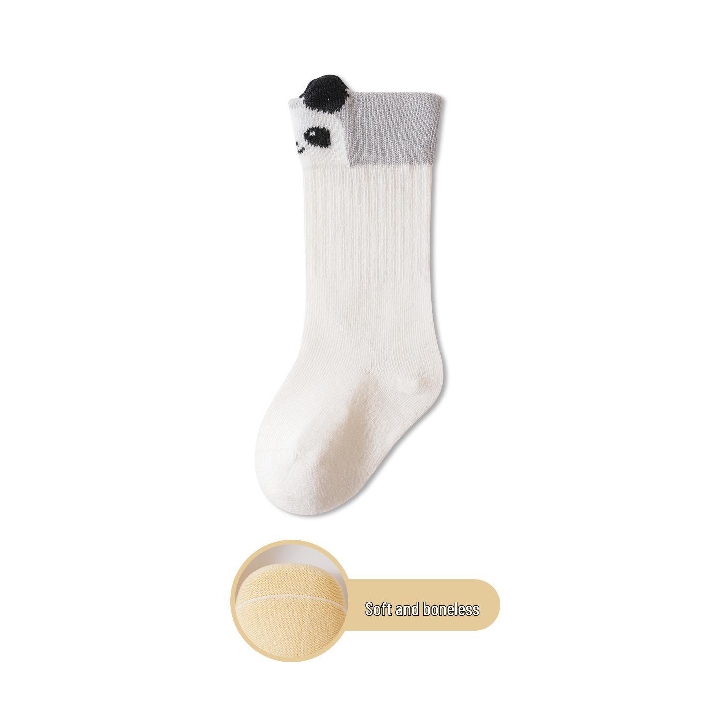 

Boneless Cartoon Baby Socks – High Elasticity, Long, and Loose-Fit for Newborn Boys & Girls 8-24 months M (Foot Length 10-12 cm)