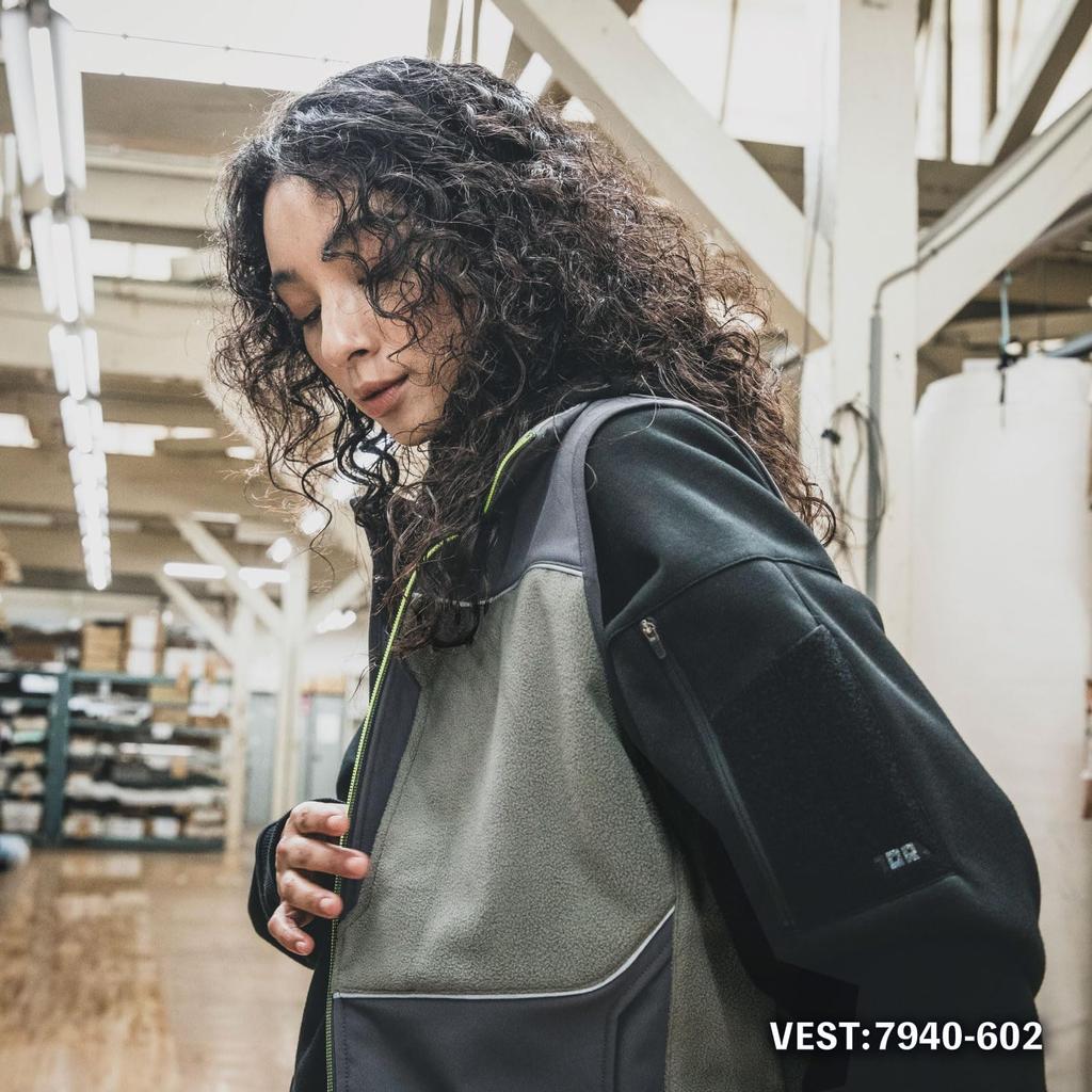 Toraichi Winter Vest Toraichi Stretch Cool Design with Sticker Size 7940-602, Workwear, Windproof, Warm, Outerwear, Pro-Uni [13. Black, L]
