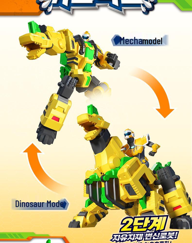 Zhan Gao Mini Force Super Dinosaur Power Series 2 Transforming Mecha Robot Toy