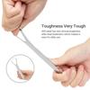 Tongue scraper Stainless Steel Tongue Scraper Cleaner Fresh Breath Cleaning Coated Tongue Oral Hygiene Care Tools Reusable