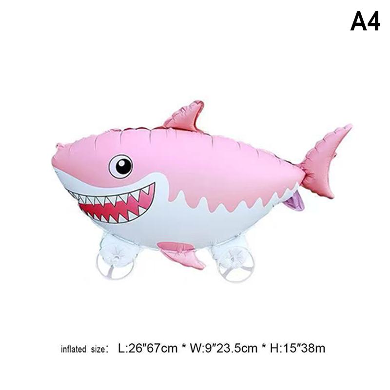 HUAHUA4D Alphabet Foil Balloon Elephant Design with Wheels for Kids' Parties and Baby ShowersHUAHUA