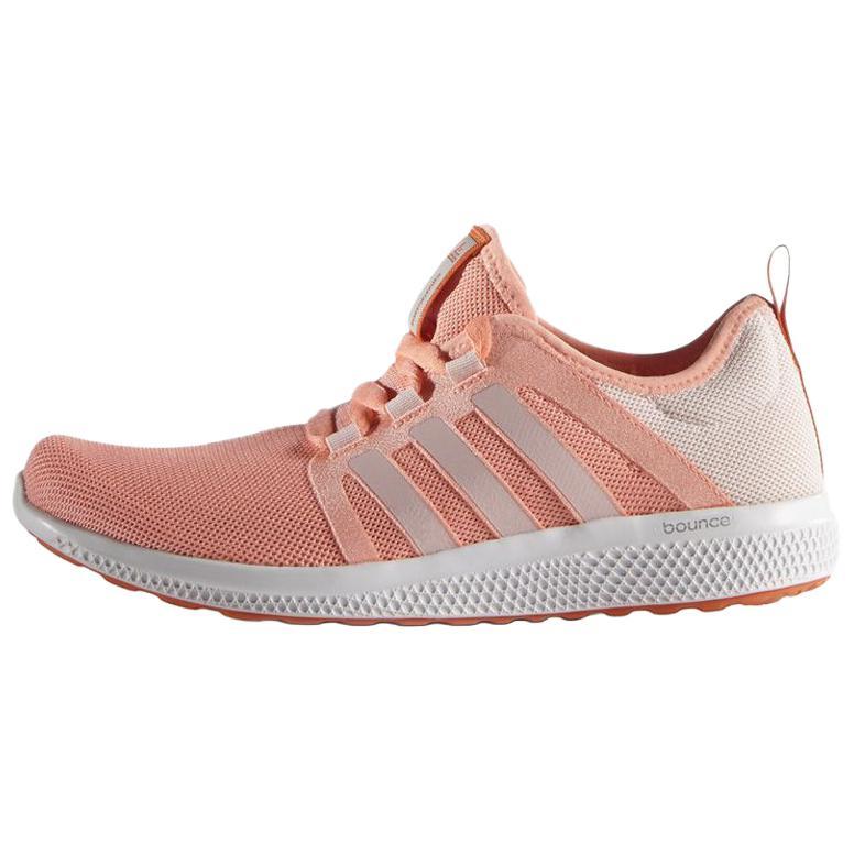 

Adidas Bounce Slip Resistant Abrasion Resistant Low top Casual Running Shoes Women s Pink Sneakers S74425 39⅓ розовый