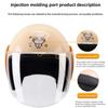 3C Certified Electric Motorcycle Helmet Winter Warm Anti Fog Lightweight Unisex Half Helmet for Adults