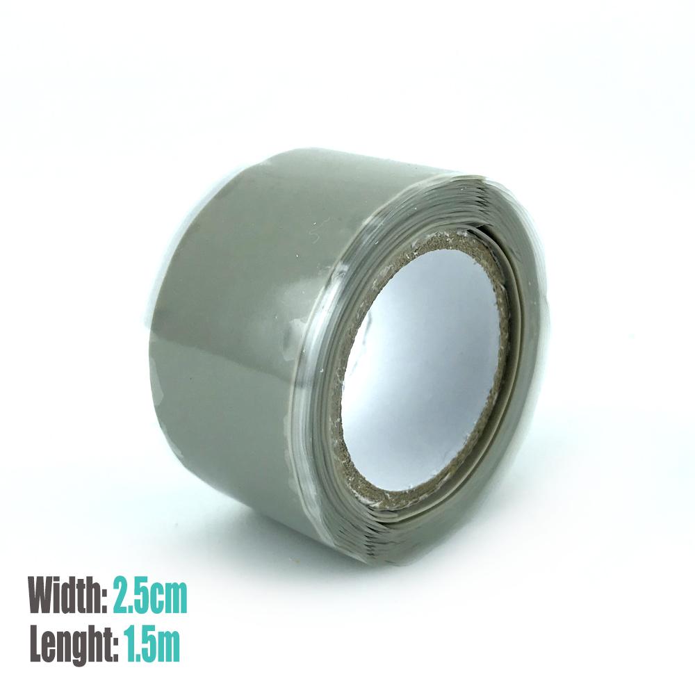 1.5/3m Water Pipe Silicone Belt Waterproof Pipe Stop Leaks Seal Repair Tape Self-adhesive Self Fusing Tape Insulation Tape