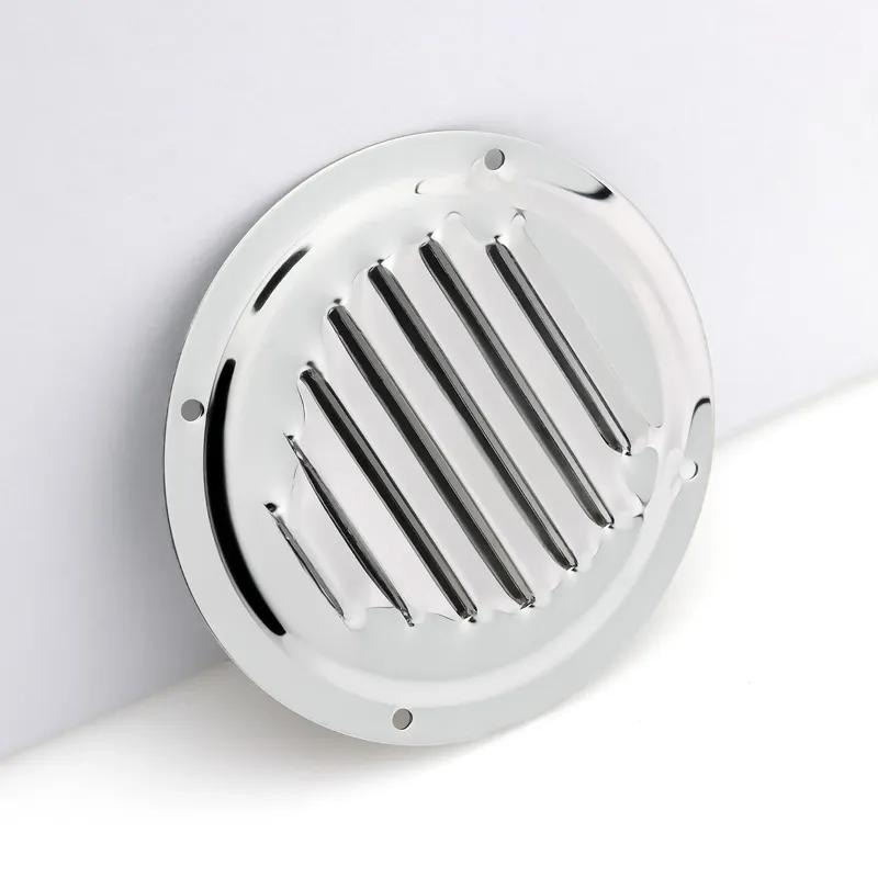 Air Louver Vent Stainless Steel Boat Marine Round Square Grille Ventilation Louvere Ventilator Grill Cover Side Knob Open