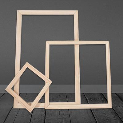 Farbe Natürliches Bild Holz Bilderrahmen Massivholzrahmen Leinwand Ölgemälde Holzrahmen