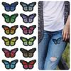 12Pcs Mesh Embroidered Butterfly Patches DIY Clothes Patches Hats Skirt Legging Hair Clips Decor