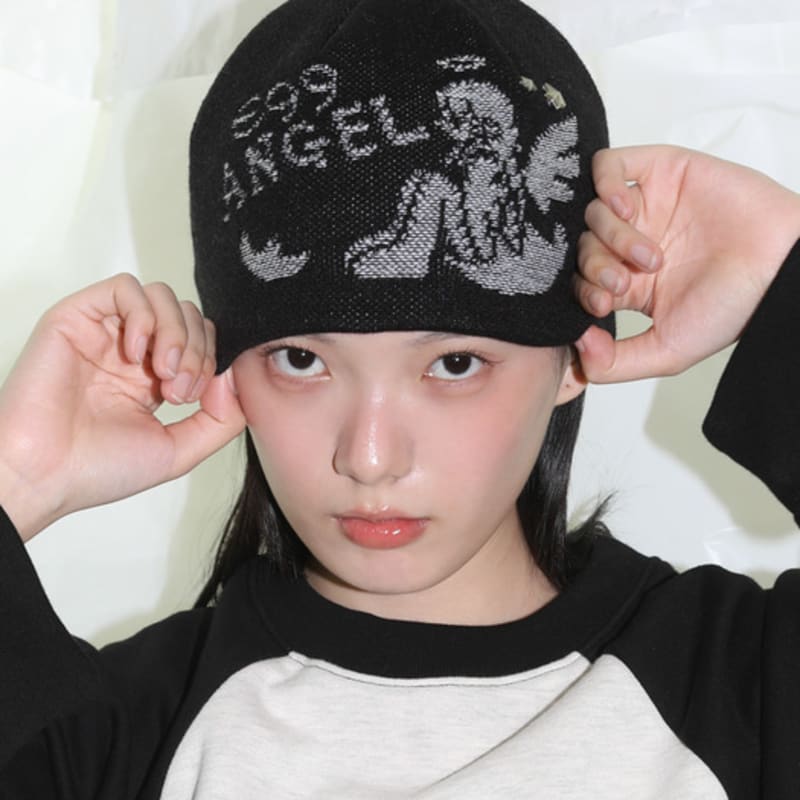 

CLUT STUDIO Шапка-бини Egg Angel - ЧЕРНАЯ single