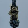 Japanese Broadsword Samurai Paracord Woven Bracelets Beads Brass Pendants Hangings Charms DIY Backpack Lanyard Pendants EDC