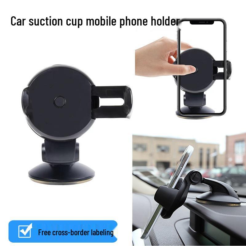 Car Suction Cup Phone Holder: Center Console Navigation Support for Large Trucks