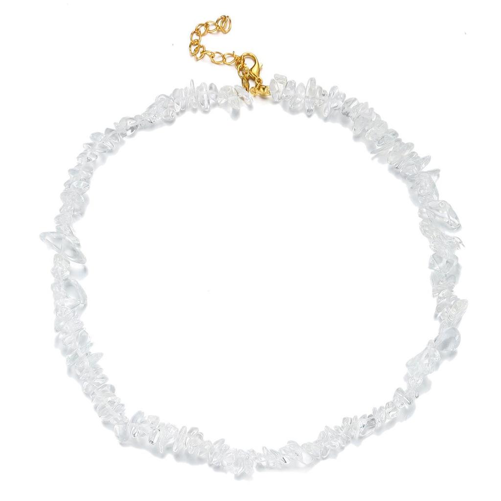 Cosmic Sailing Amethyst Crystal Chip Necklace