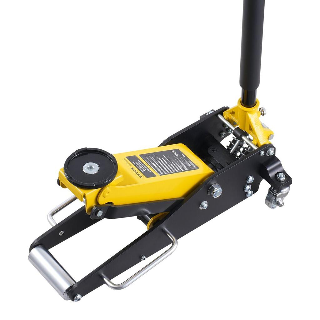 Low Profile Floor Jack 2 Ton Heavy Duty Dual Piston Rapid Pump