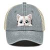 Lovely Cat Snapback Baseball Hat Cute Animals Hats For Woman Breathable Unisex Adjustable Baseball Cap Perfect For Street Style