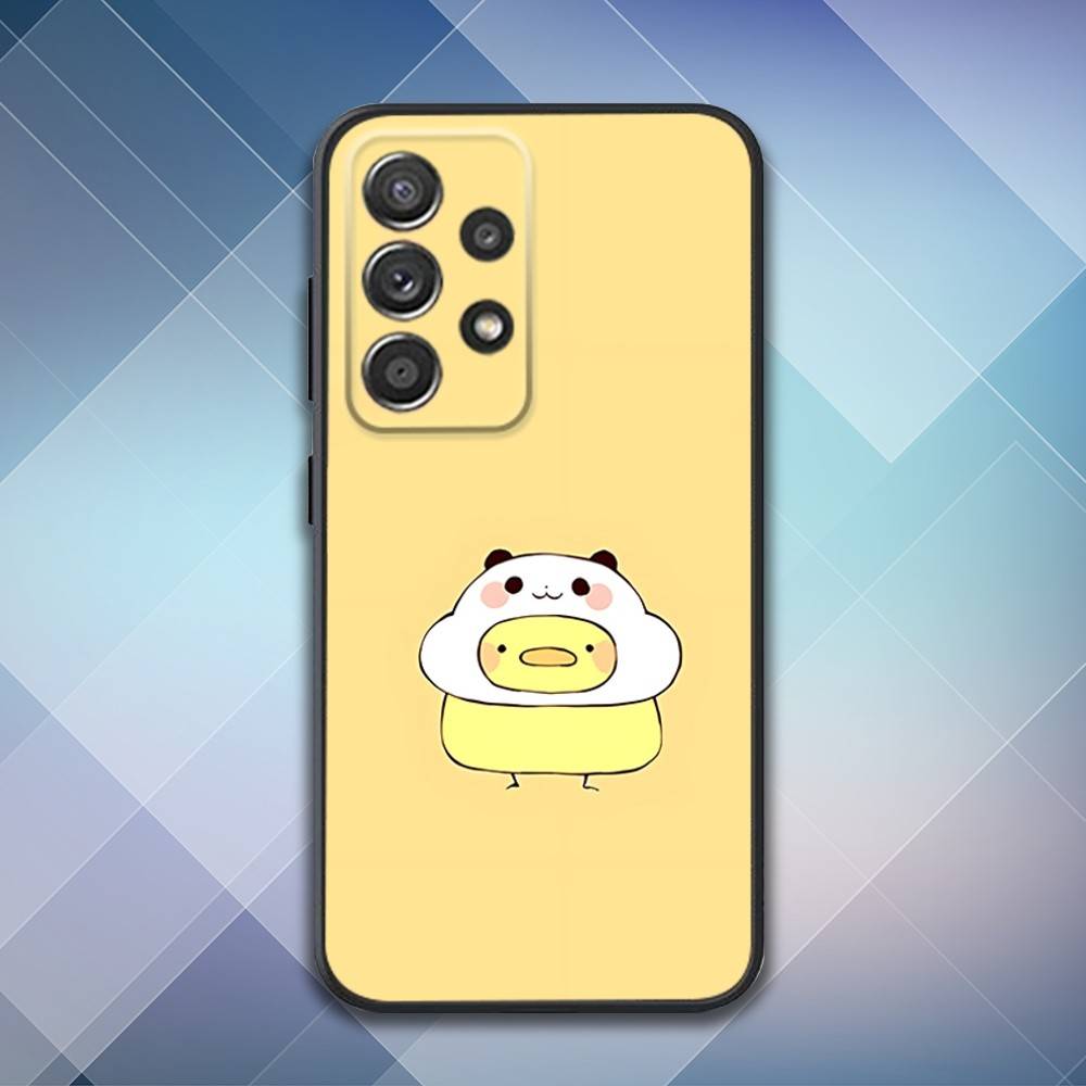 Yellow Duck Phone Case For Samsung S 25,24,23,22,30,21,10,9,Ultra,Plus,Lite,FE,4,5 G Soft Black Case